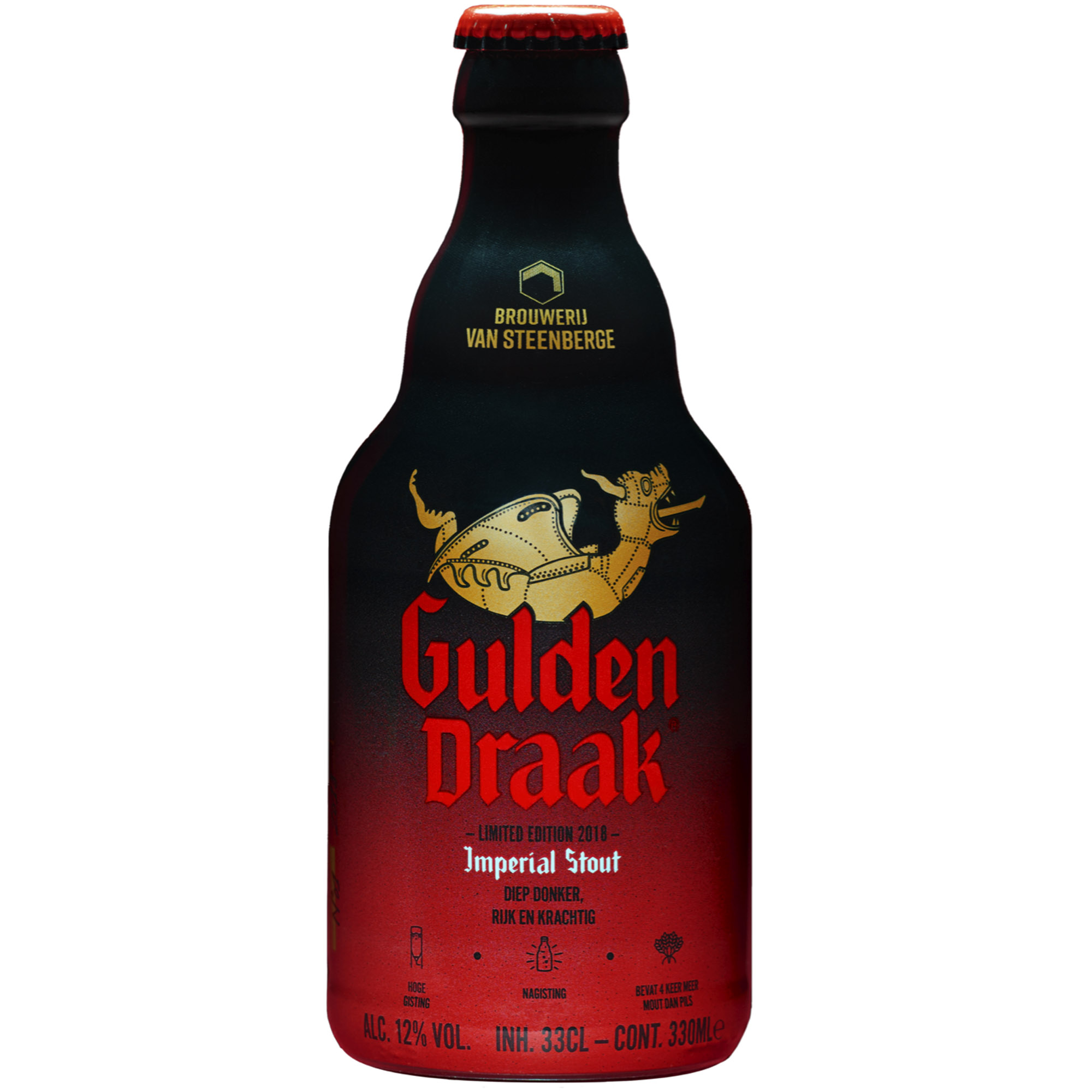 Пиво Gulden Draak Imperial Stout темное 12% 0.33 л - фото 1