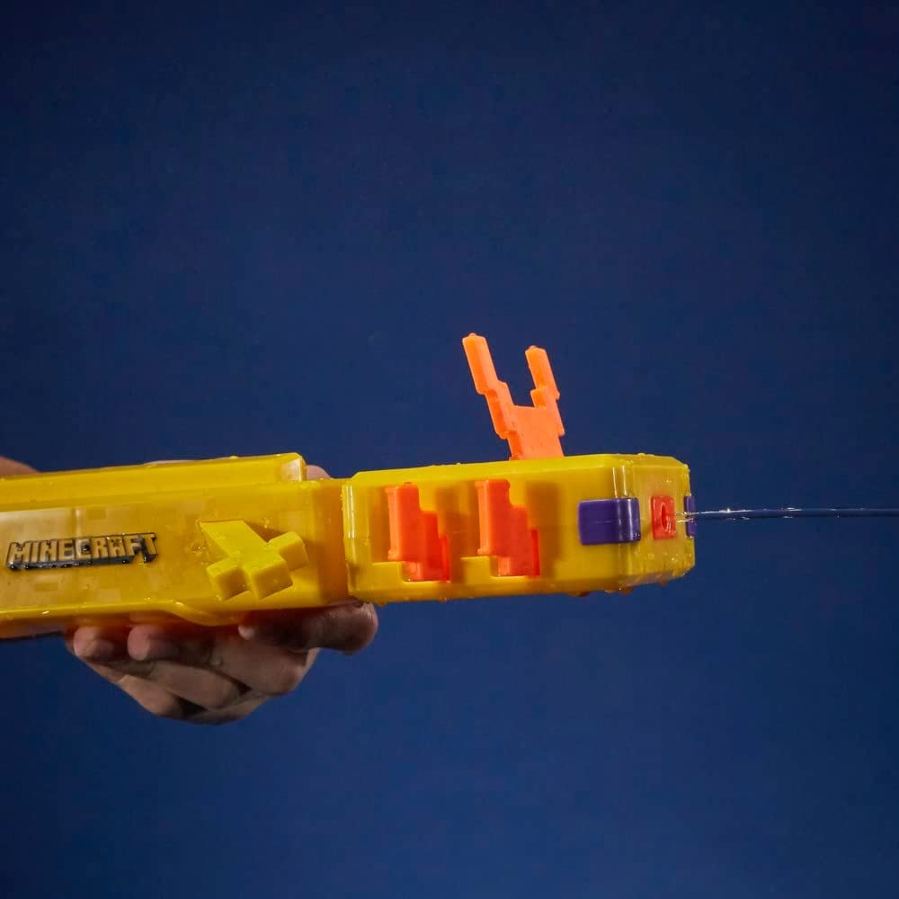 Водный бластер Hasbro Nerf Super Soaker Minecraft Axolotl (F7601) - фото 5