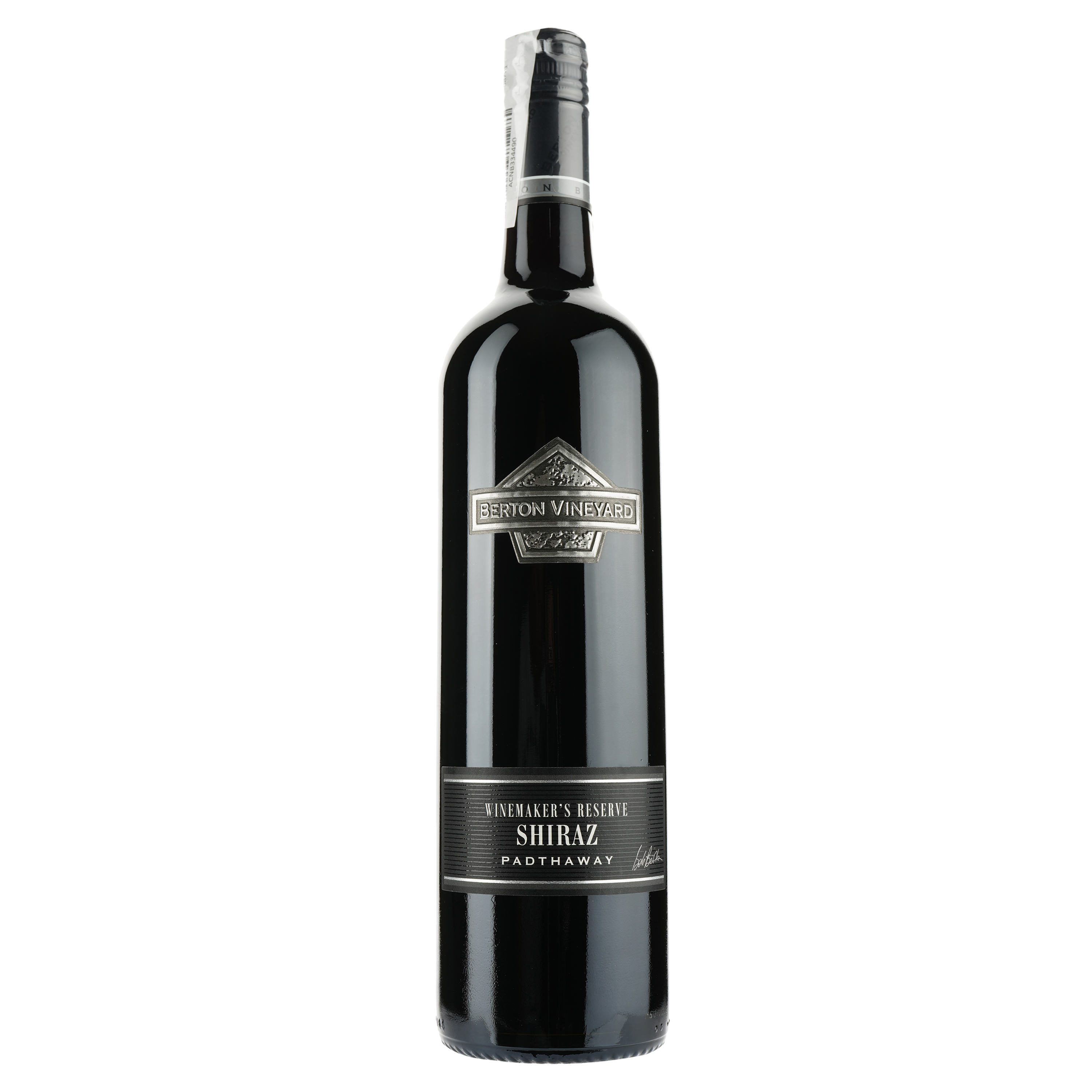 Вино Berton Vineyard Winemakers Reserve The Black Shiraz, красное, сухое 14,5%, 0,75 л - фото 1