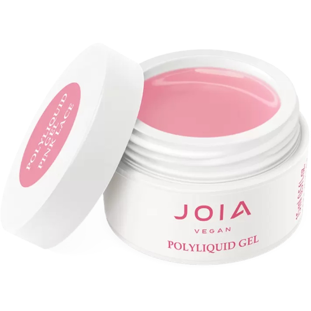 Жидкий гель для укрепления и моделирования Joia vegan PolyLiquid gel Pink Lace 15 мл - фото 1