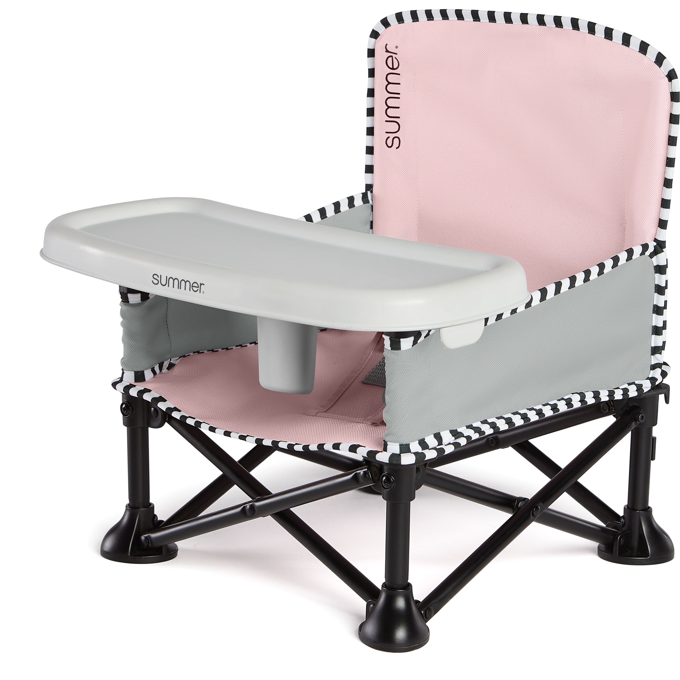 Розкладний стілець-бустер Summer infant Pop‘n Sit, рожевий (13706) - фото 1