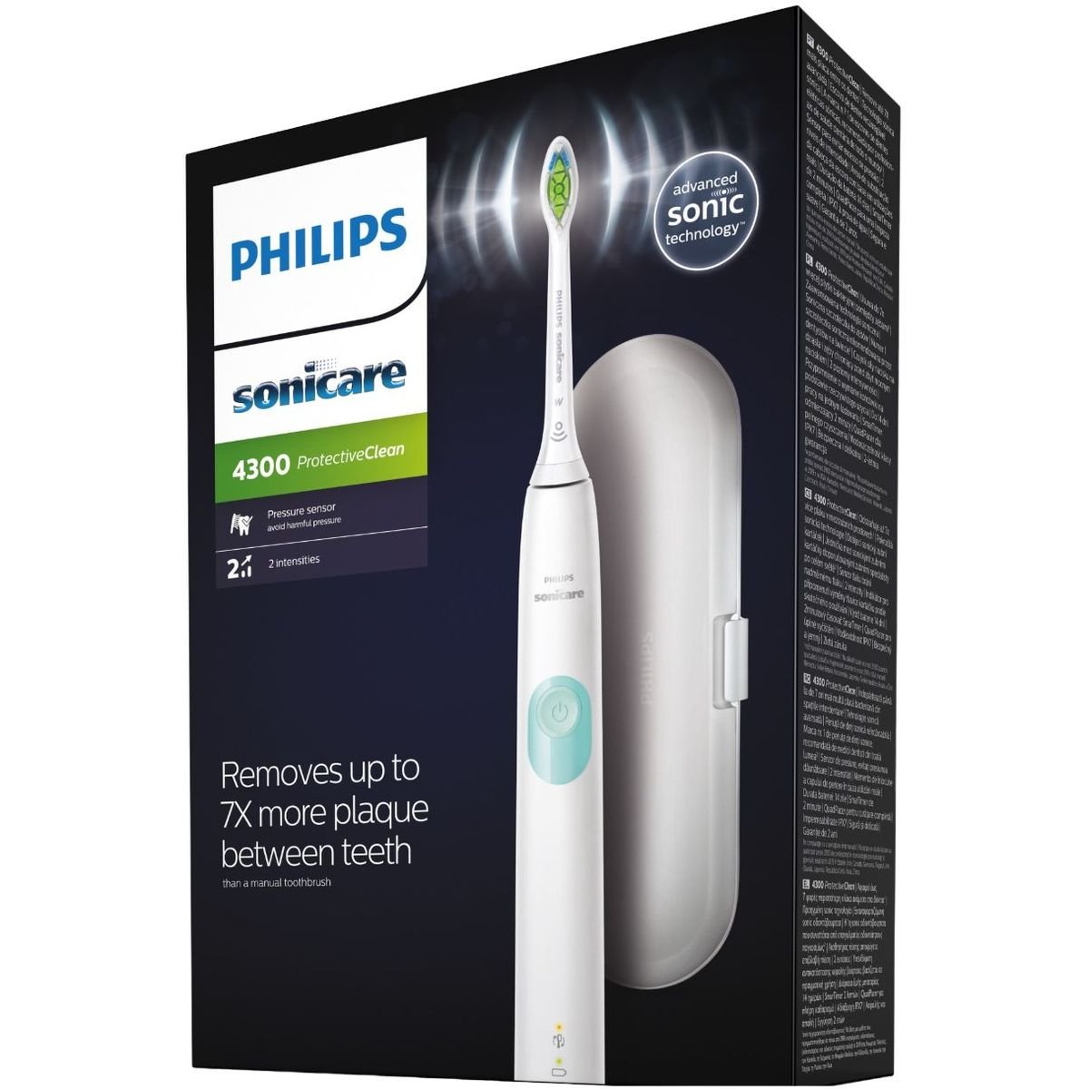 Електрична зубна щітка Philips Sonicare ProtectiveClean 4300 біла (HX6807/28) - фото 4