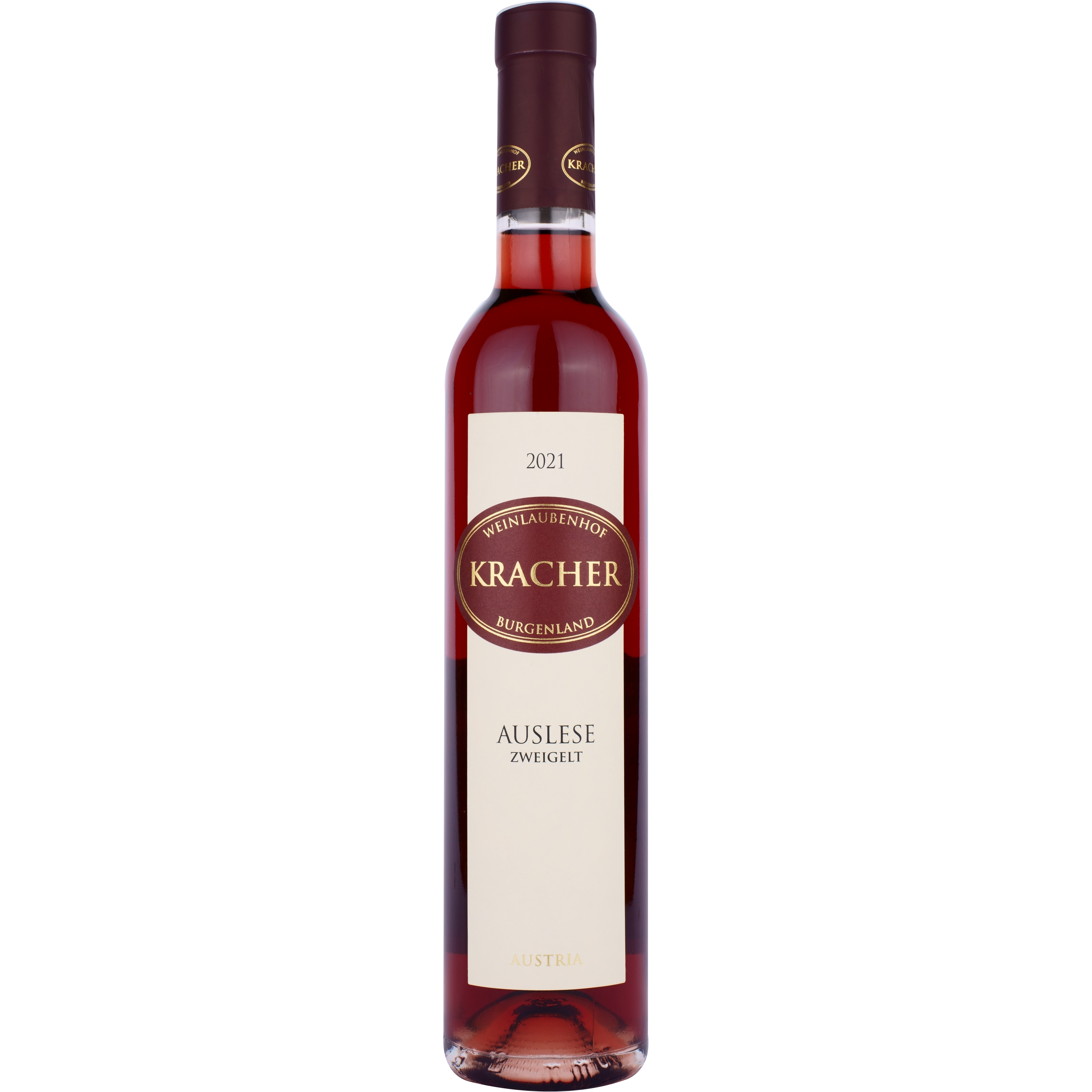 Вино Kracher Auslese Zweigelt, червоне, напівсолодке, 0,375 л - фото 1