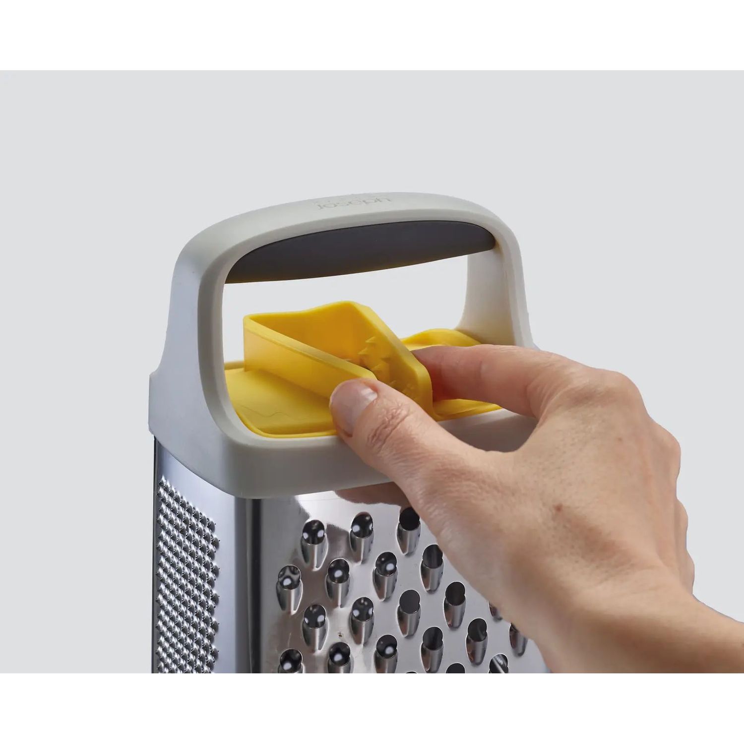 Терка з ємністю Joseph Joseph Multi-Grip Box Grater жовта (20225) - фото 7