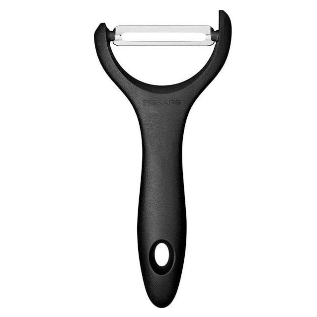 Нож для чистки овощей Fiskars Essential, черный (1023824) - фото 1