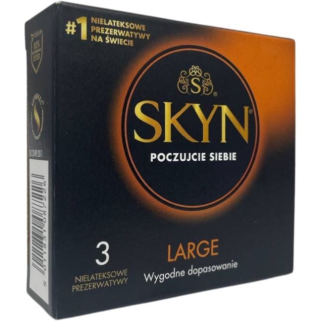 Презервативы Skyn ​​Large XL безлатексные 3 шт. (ROZ6400230520) - фото 2