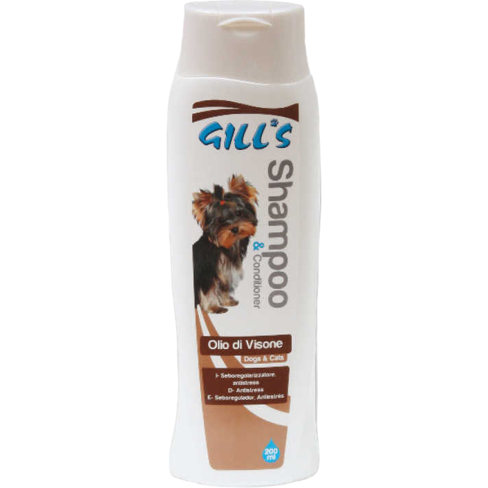 Шампунь-кондиціонер для собак Croci Gills з норковим маслом 200 мл - фото 1