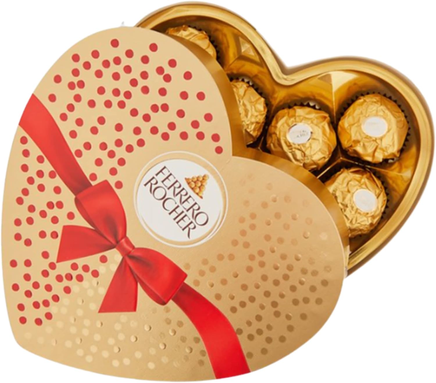 Цукерки Ferrero Rocher Серце молочний шоколад і фундук 125 г - фото 2