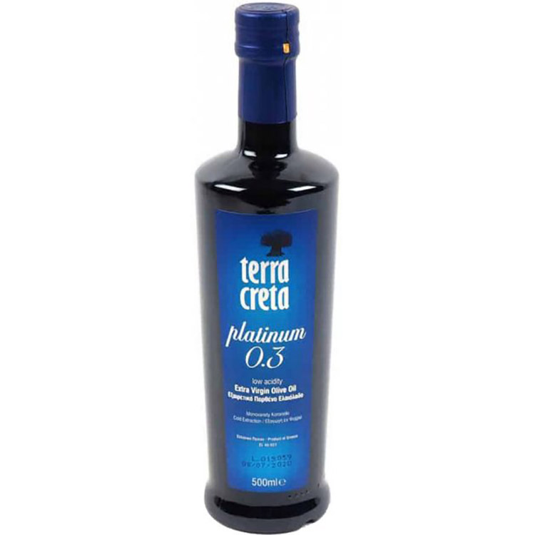 Оливкова олія Terra Creta Extra Virgin Platinum 0.5 л - фото 1