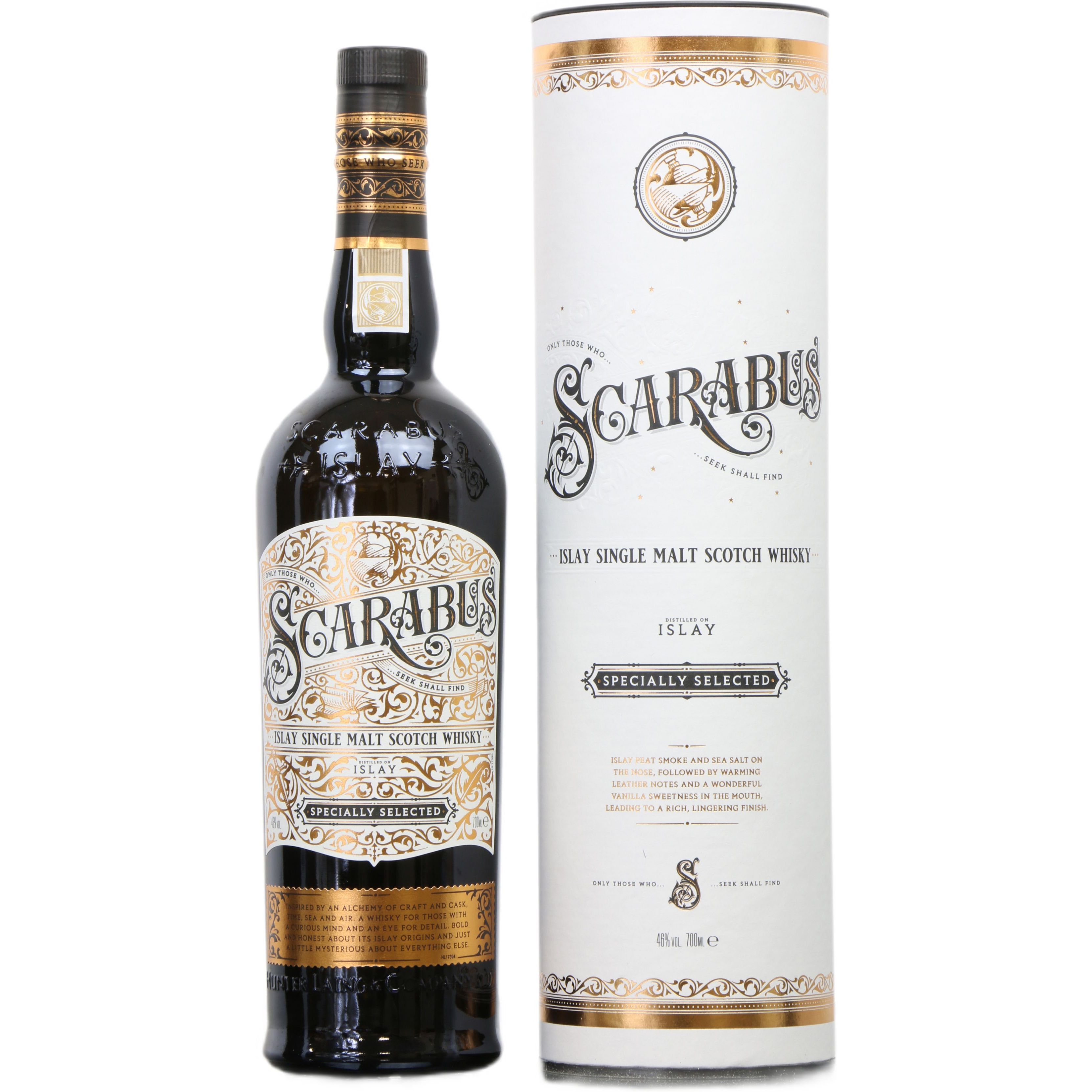 Виски Scarabus Islay Single Malt 46% 0.7 л в подарочной упаковке - фото 1