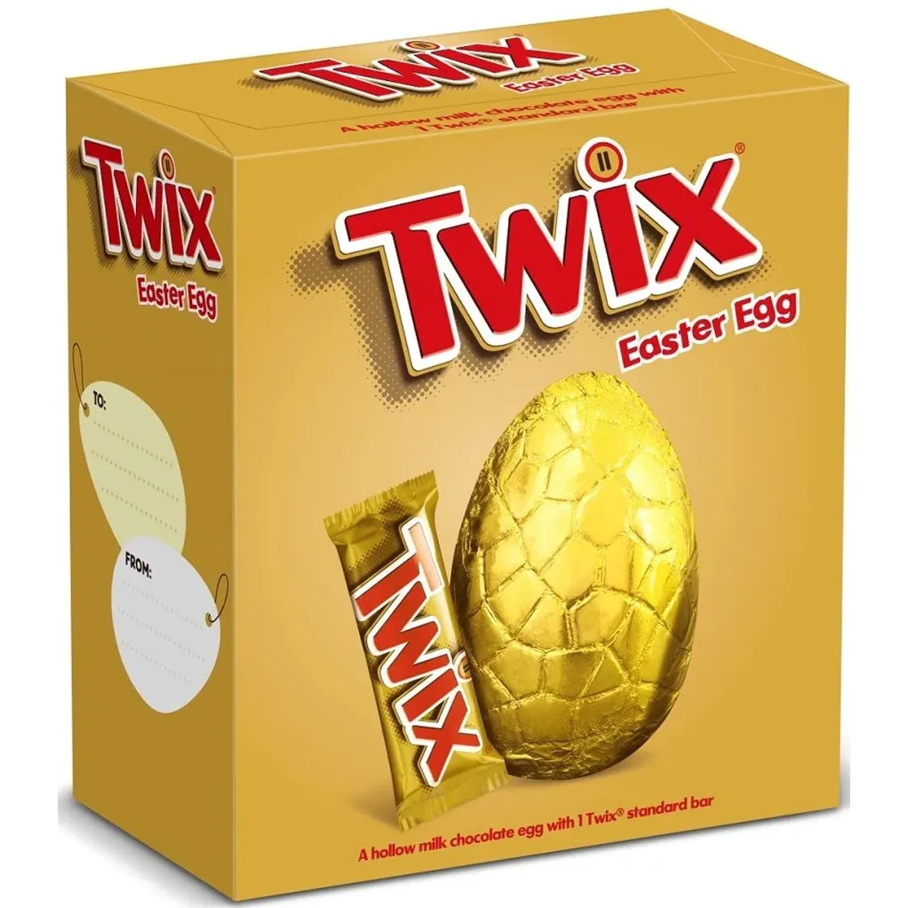Шоколадное яйцо Twix Large Easter Egg 200 г - фото 2