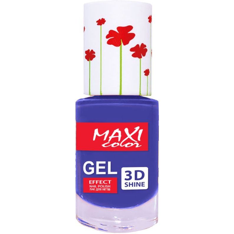 Лак для нігтів Maxi Color Gel Effect Hot Summer відтінок 24, 10 мл - фото 1