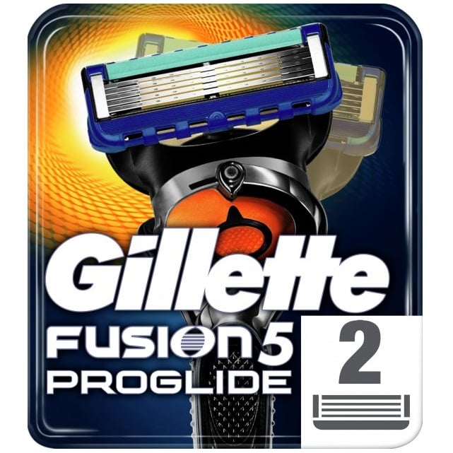 Сменные картриджи для бритья Gillette Fusion5 ProGlide, 2 шт. (81634645) - фото 1