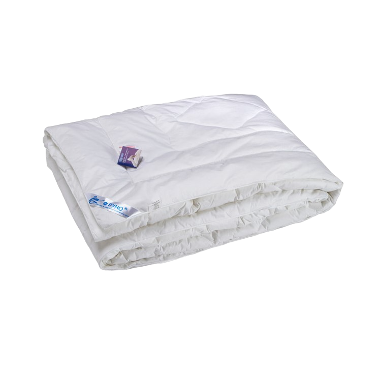 Одеяло из искусственного лебяжьего пуха Руно, полуторный, 205х140 см, белый (321.52ЛПКУ) - фото 1