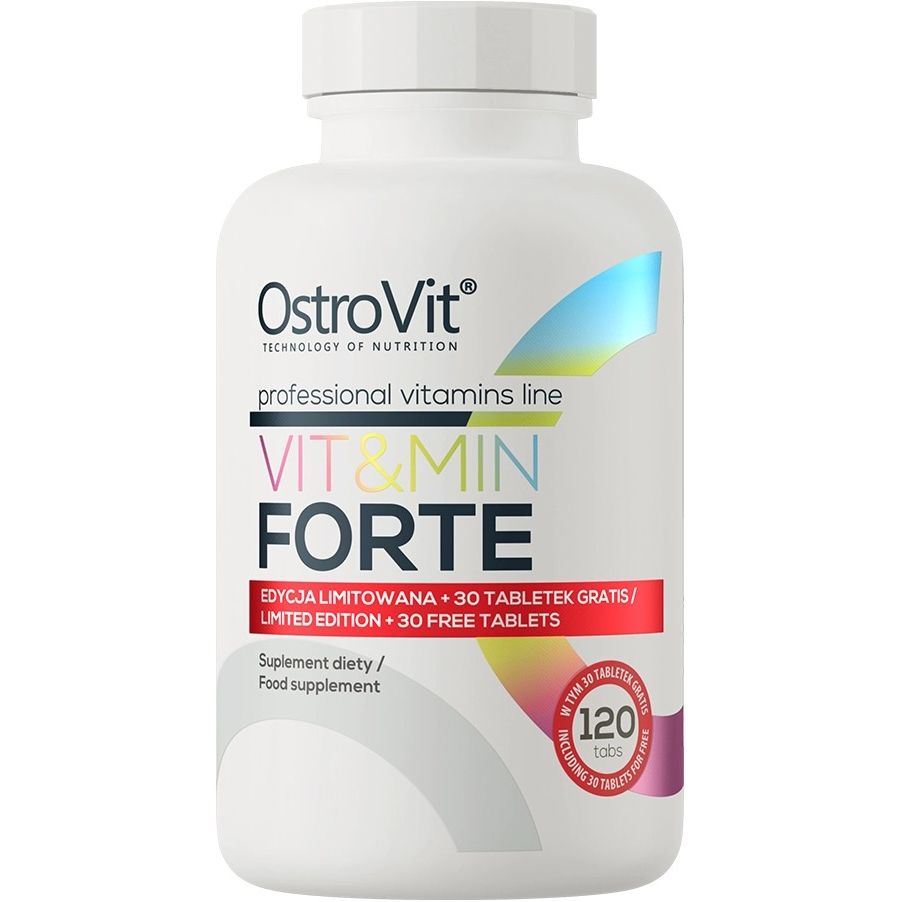 Вітамінно-мінеральний комплекс OstroVit Vit&Min Forte 120 таблеток - фото 1