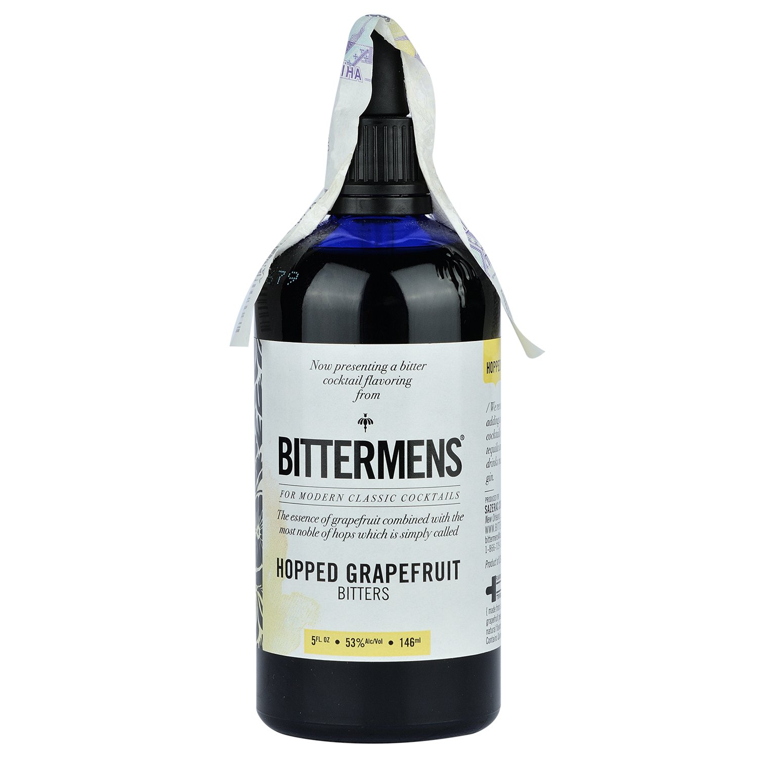 Біттер Bittermens Hopped Grapefruit, 53%, 0,146 л - фото 1
