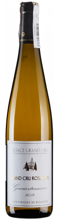 Вино Hunawihr Gewurztraminer Rosacker, біле, напівсолодке, 14%, 0,75 л - фото 1