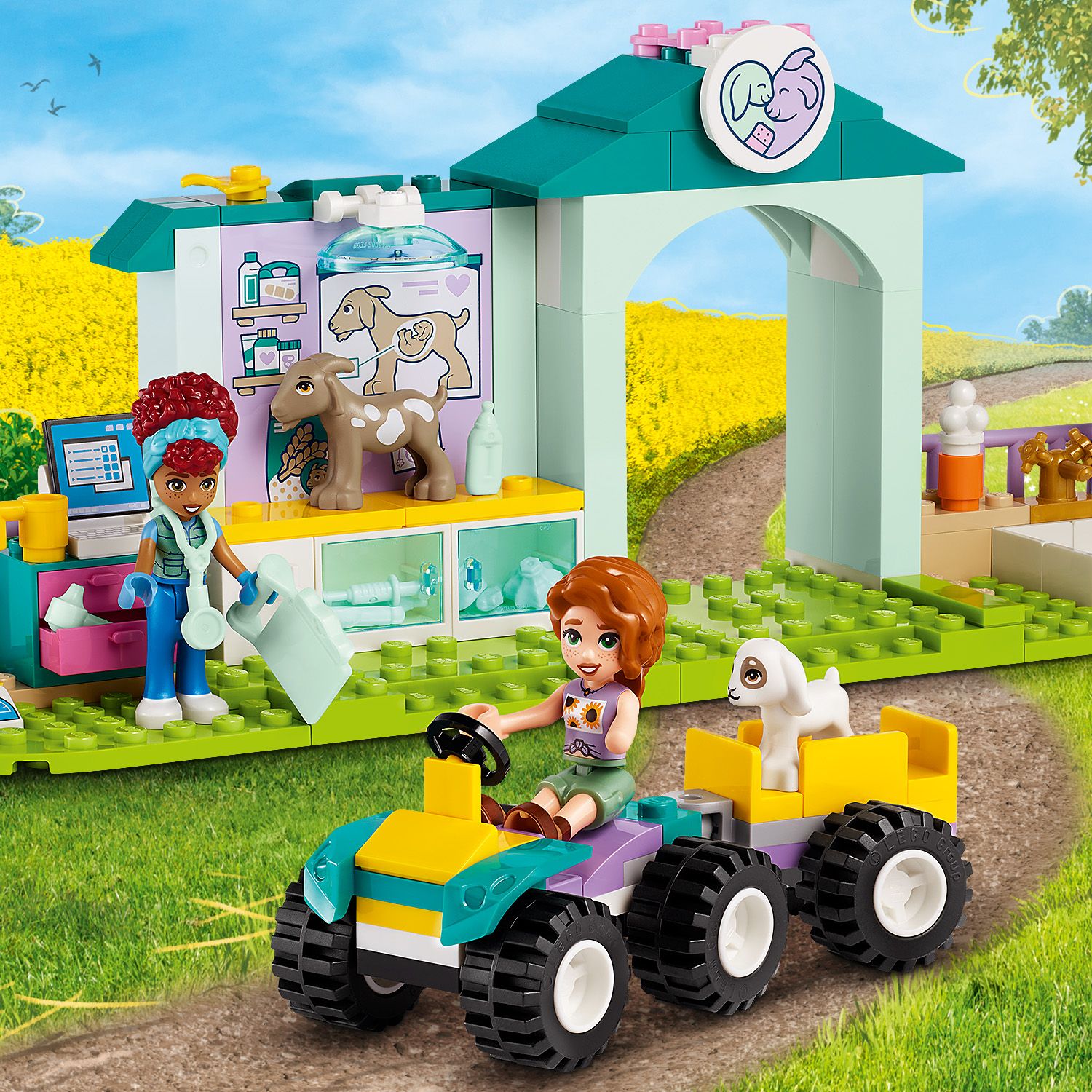 Конструктор LEGO Friends Ветеринарна клініка для сільськогосподарських тварин 161 деталі (42632) - фото 8