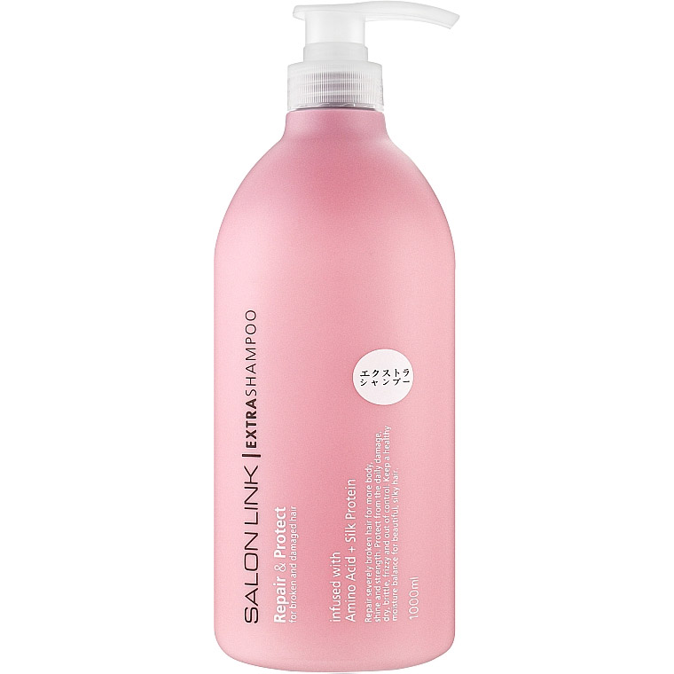 Экстра увлажняющий шампунь Kumano Cosmetics Salon Link Amino Acid Extra Shampoo 1000 мл - фото 1