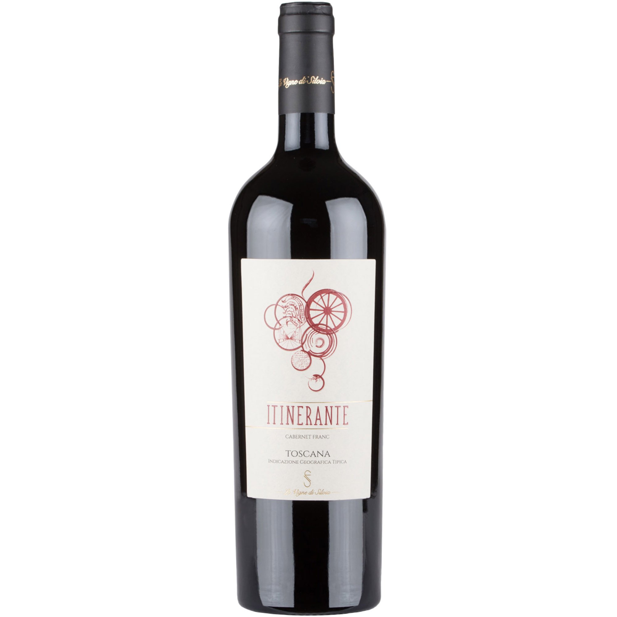 Вино Le Vigne di Silvia Itinerante Cabernet Franc Toscana червоне сухе 0.75 л - фото 1