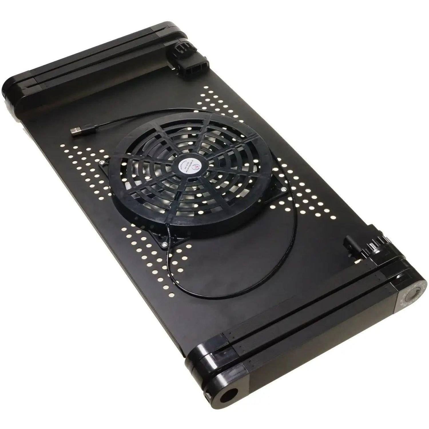 Столик для ноутбука Supretto складний з вентилятором чорний (58000001) - фото 2