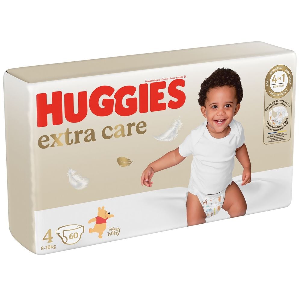 Підгузки Huggies Extra Care 4 (8-14 кг), 60 шт. - фото 2