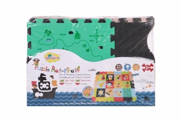 Дитячий розвиваючий ігровий килимок-пазл Baby Great Пригода піратів, з бортиком, 153х122 см (GB-M1501Е) - фото 8