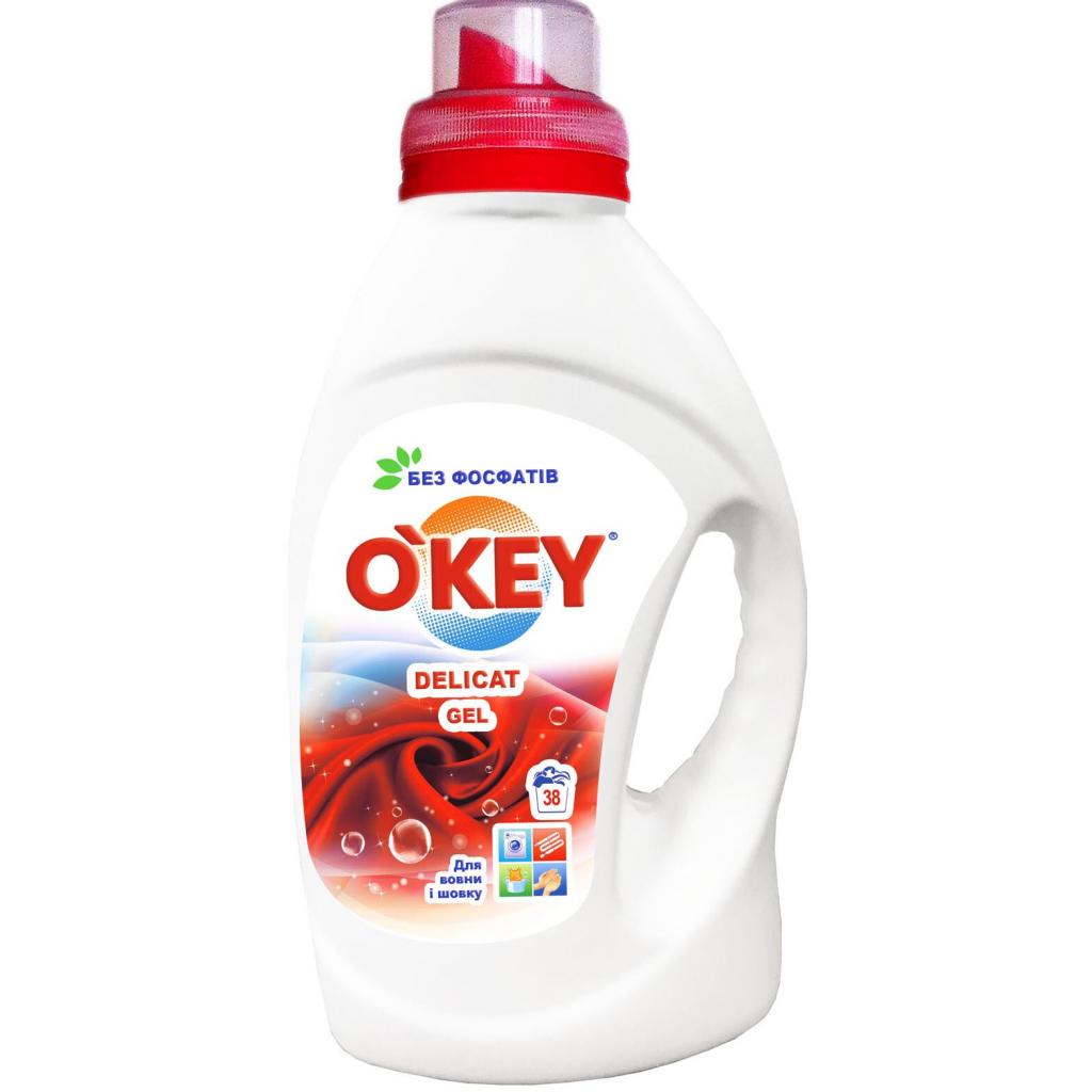 Гель для прання O'key Delicat, 1.5 л - фото 1