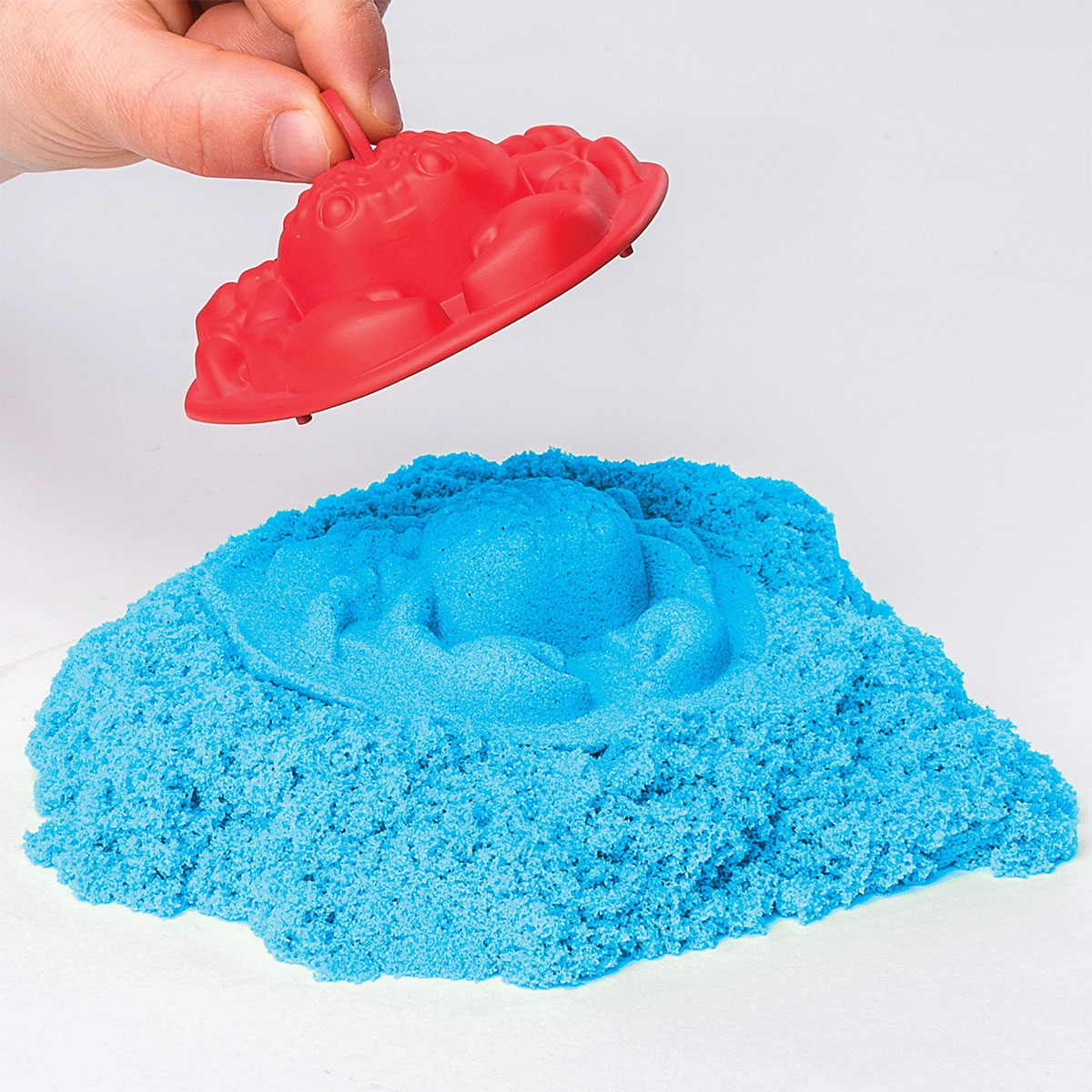 Набор кинетического песка Kinetic Sand Замок Из Песка, голубой, 454 г (71402B) - фото 5