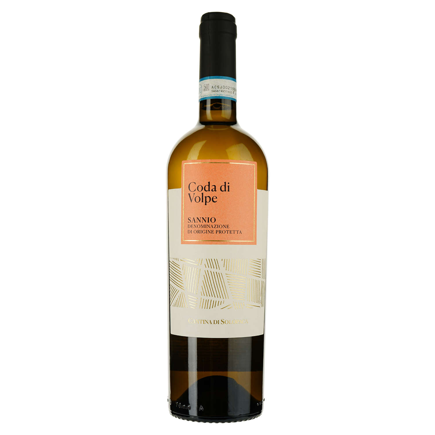 Вино Solopaca Coda Di Volpe Sannio DOP Prime Vigne белое сухое 0.75 л - фото 1