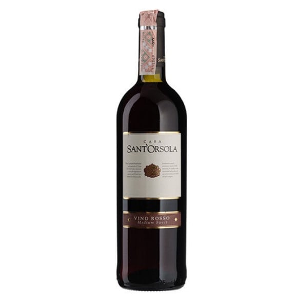 Вино Sant'Orsola Россо, 11%, 0,75 л - фото 1