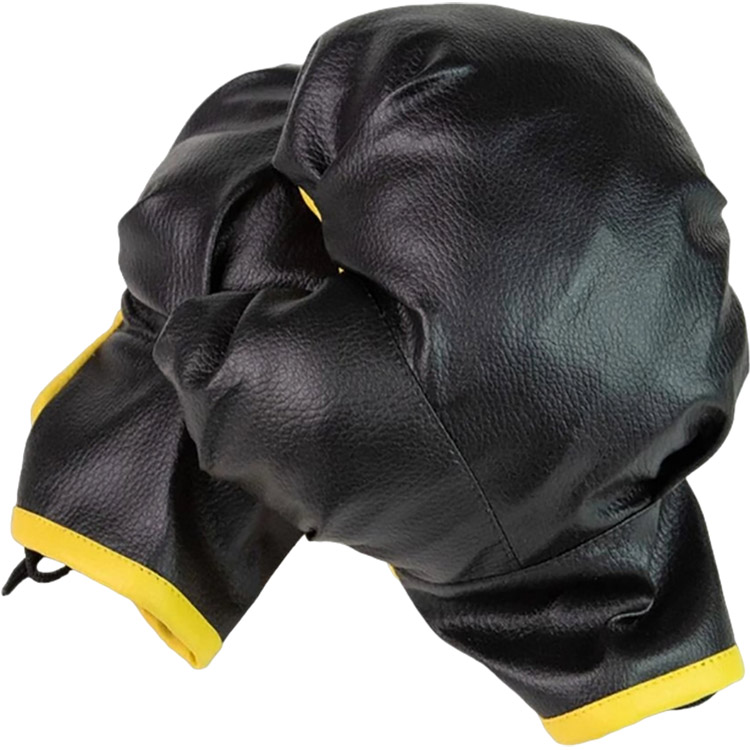 Боксерські рукавички Strateg New 8 унцій жовто-чорні (2079) - фото 2