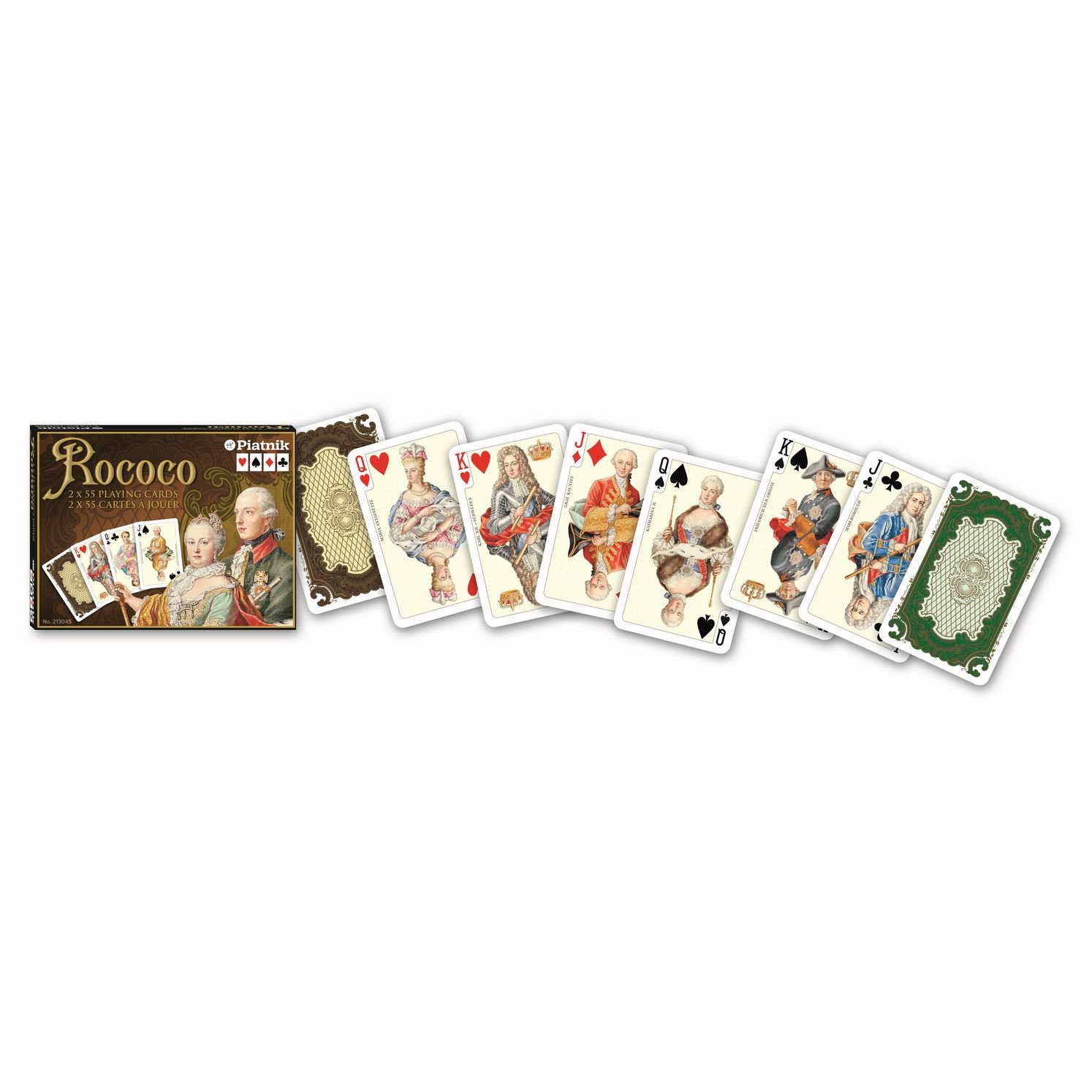 Карты игральные Piatnik Рококо, 2 колоды по 55 карт (PT-213045) - фото 1