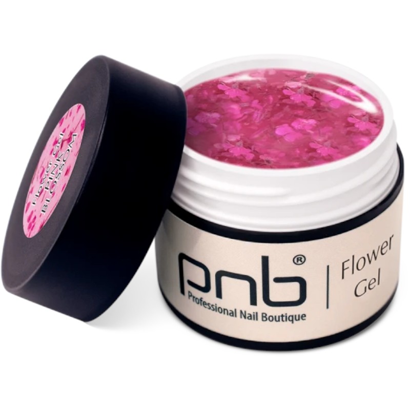 Цветочный гель PNB UV/LED Flower Gel Pink Blossom 5 мл - фото 1