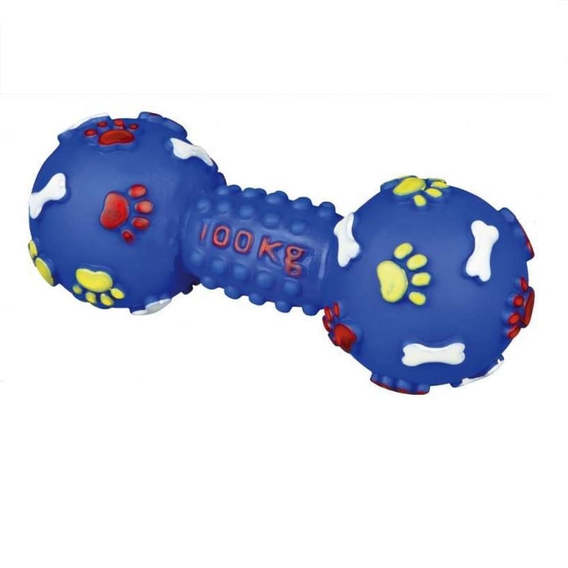 Игрушка для собак Trixie Гантель лапка с пищалкой, 15 см, в ассортименте (3361) - фото 1