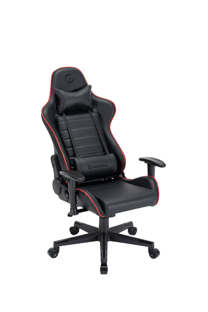 Кресло геймерское GamePro Rush Black-Red (GC-575-Black-Red) - фото 3
