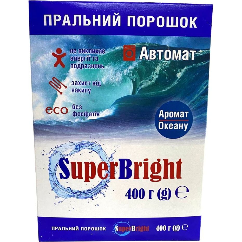 Стиральный порошок Super Bright для автоматической стирки 400 г - фото 1