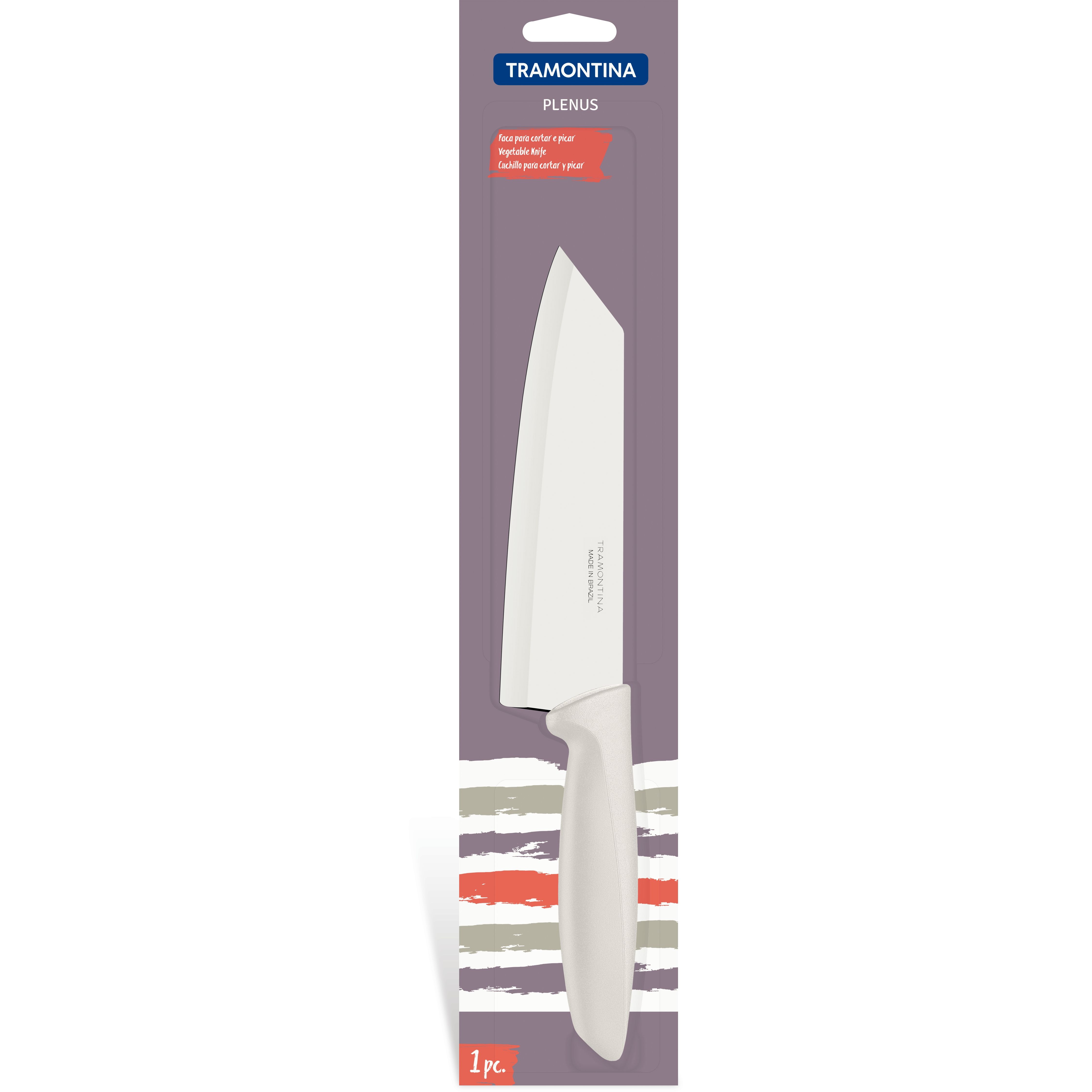 Нож поварской Tramontina Plenus light grey 152 мм (23443/136) - фото 4