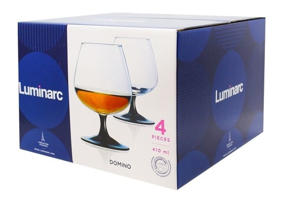 Набор бокалов для коньяка Luminarc Домино, 4 шт. (6194128) - фото 3