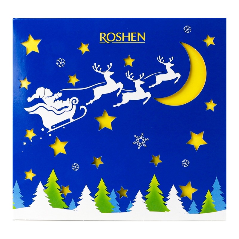 Новогодний подарочный набор Roshen №4 Звездное небо 391 г - фото 2