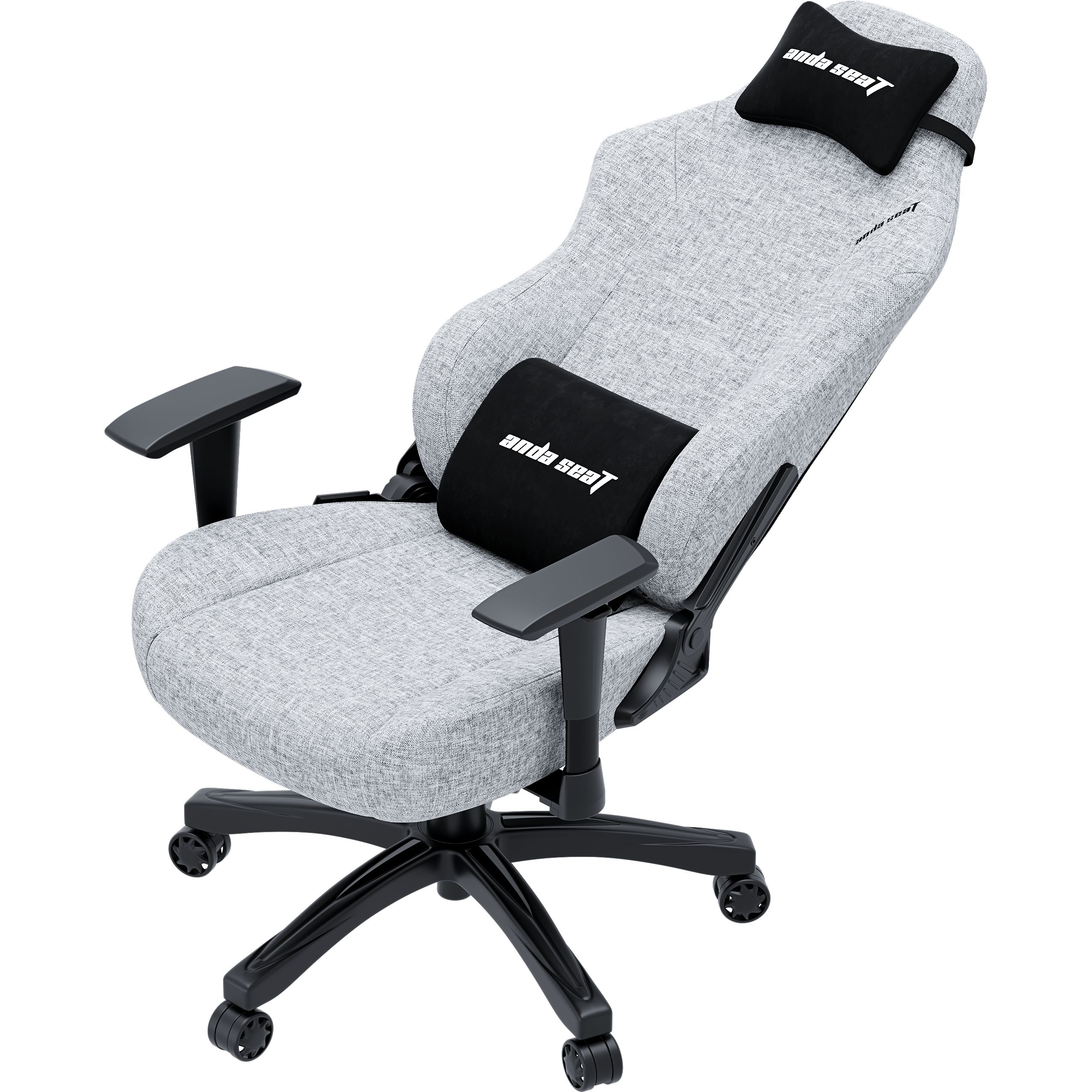 Крісло ігрове Anda Seat Luna Size L Grey Fabric (AD18-44-G-F) - фото 8