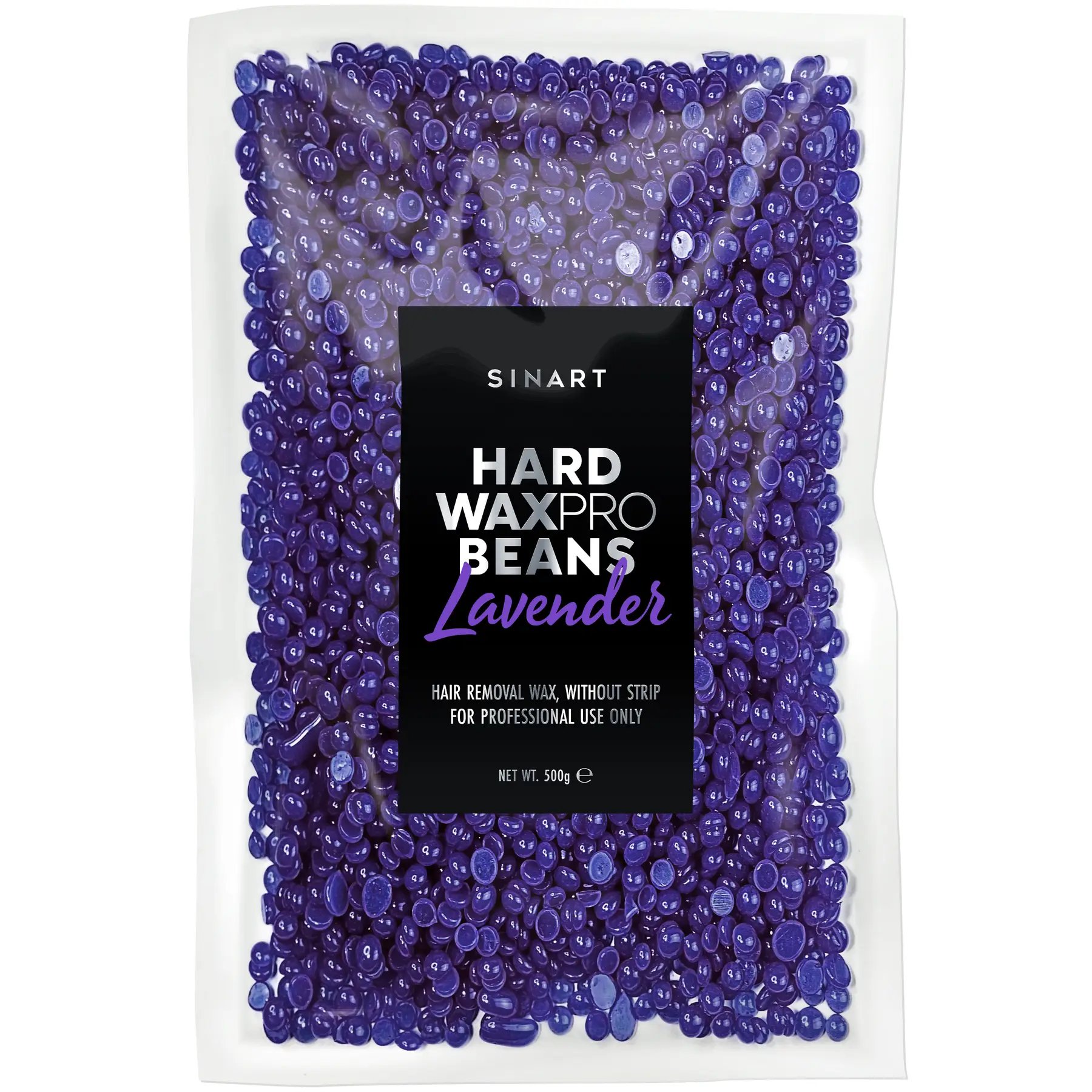 Віск для депіляції Sinart Hard Waxpro Beans Lavander 500 г - фото 1