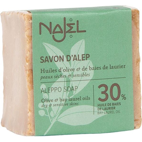 Алеппське мило Najel Aleppo Soap 30% лаврової олії 185 г - фото 1