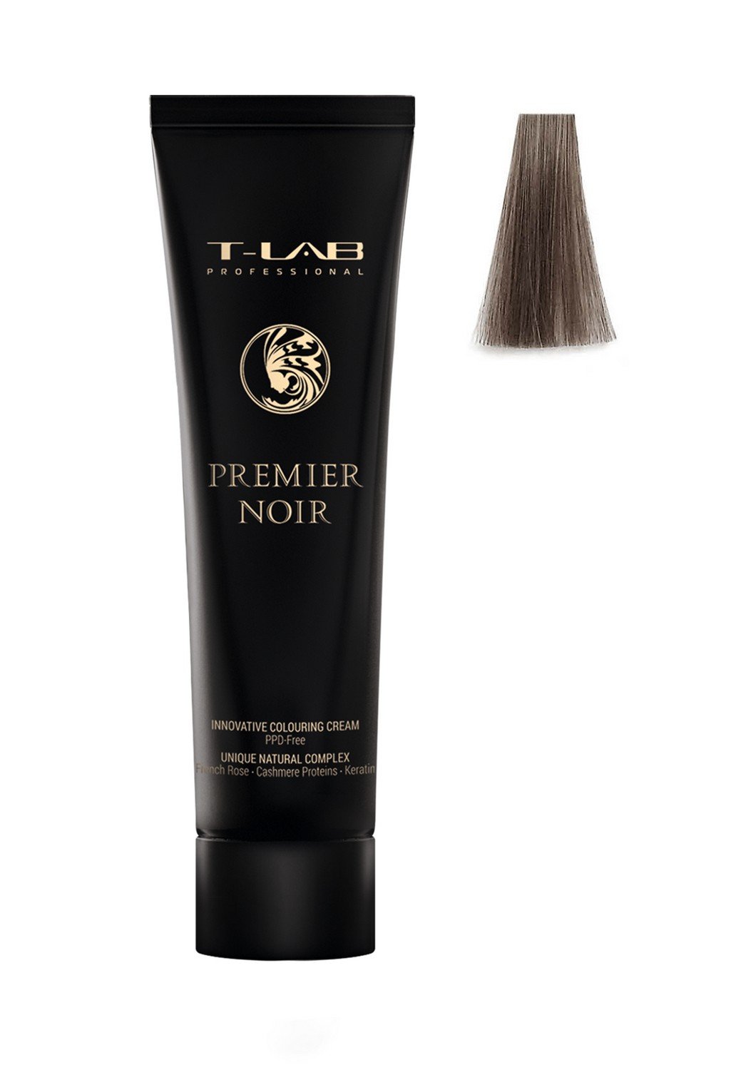 Крем-фарба T-LAB Professional Premier Noir colouring cream, відтінок 10.21 (lightest iridescent ash blonde) - фото 2