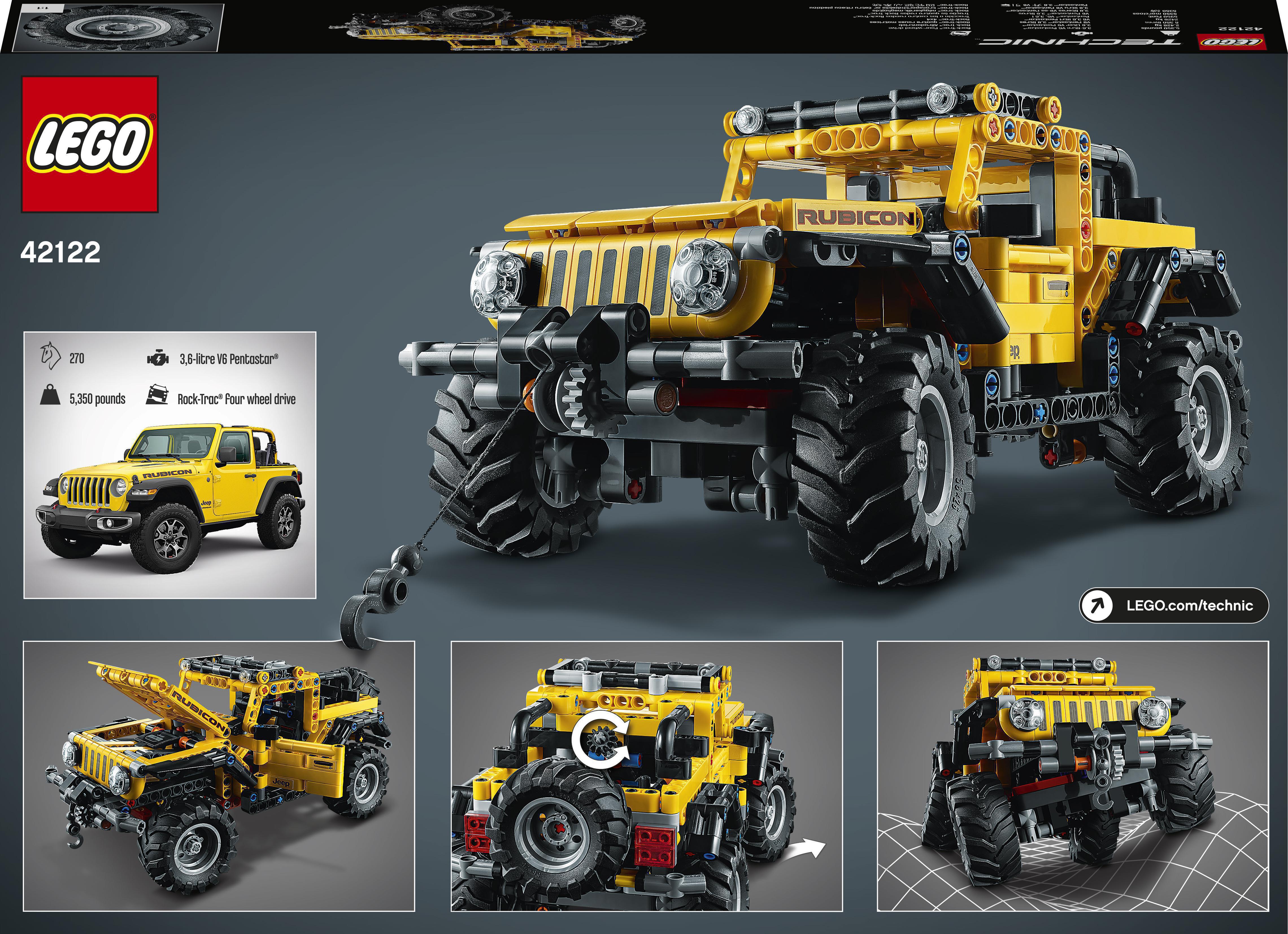 Конструктор LEGO Technic Jeep Wrangler, 665 деталей (42122) - фото 14