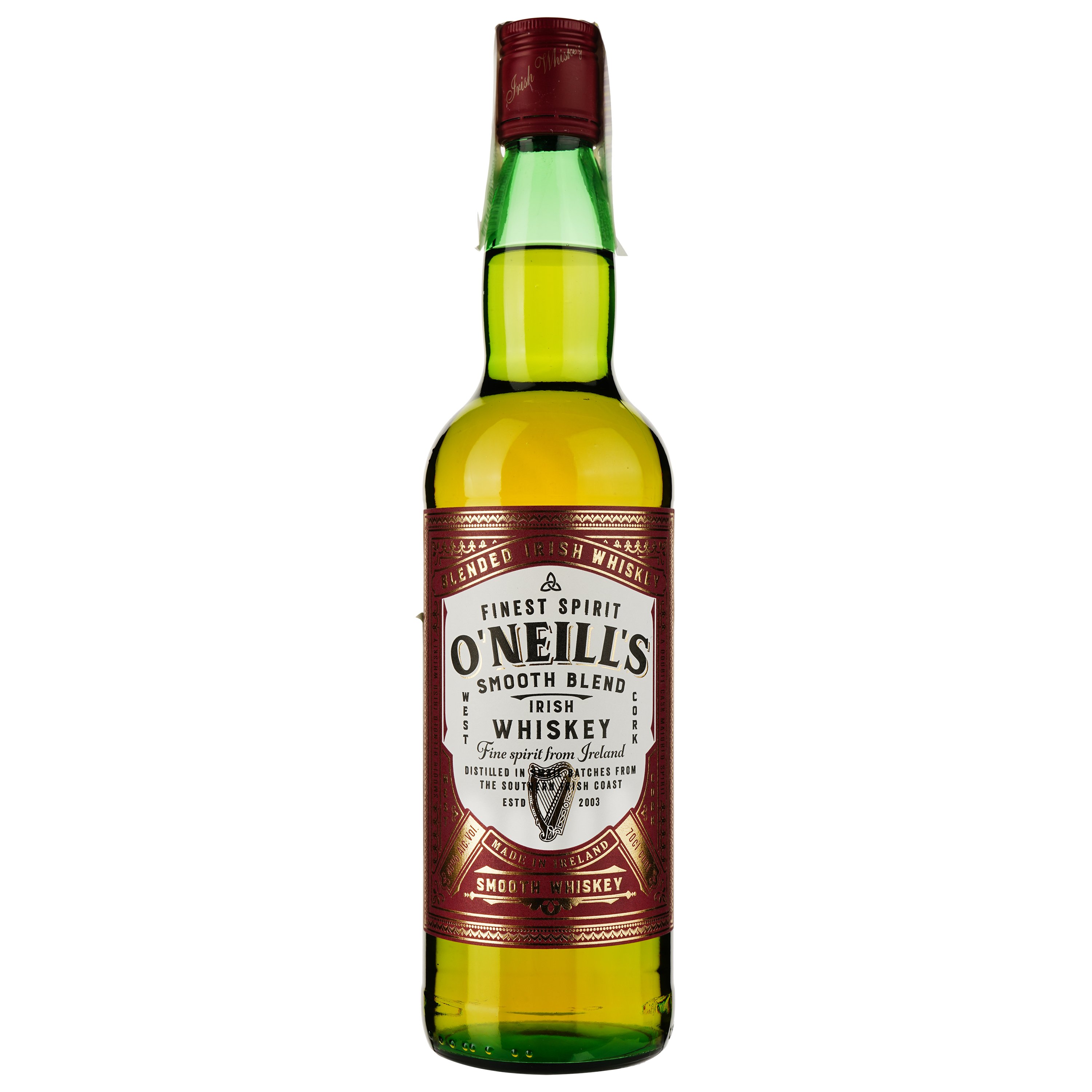 Виски O'Neills Blended Irish Whiskey 40% 0.7 л - фото 1