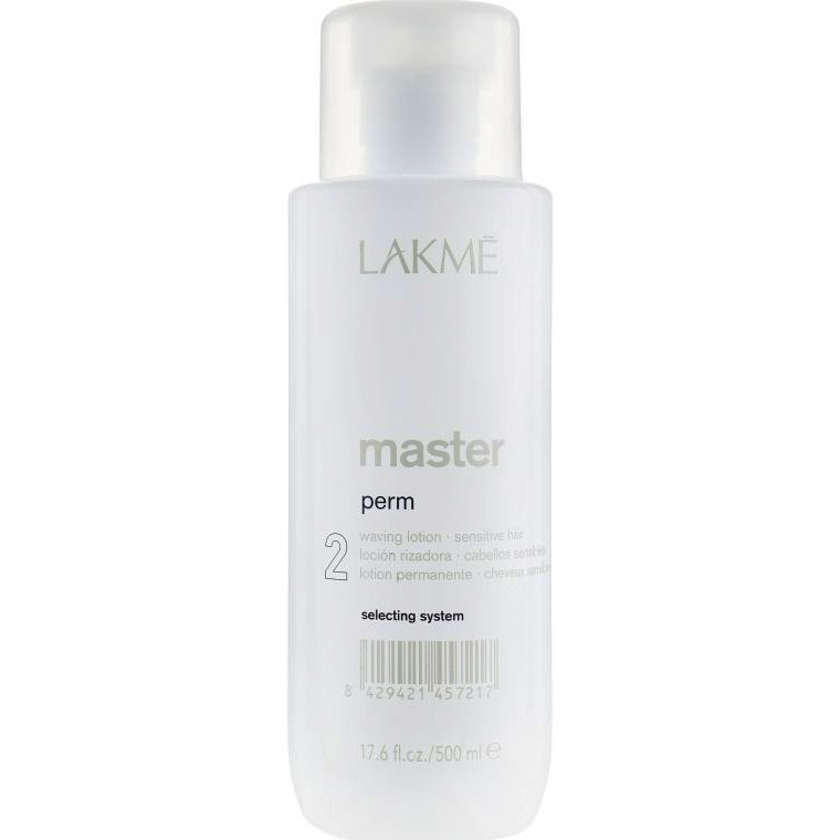 Лосьйон для завивки Lakme Master Perm Waving Lotion 2 for Sensitive Hair 500 мл - фото 1