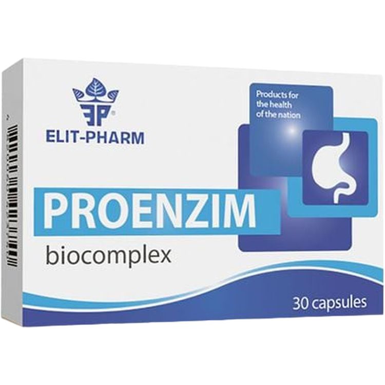 Проэнзим Биокомплекс Elit-Pharm 30 капсул (0.5 г) - фото 1