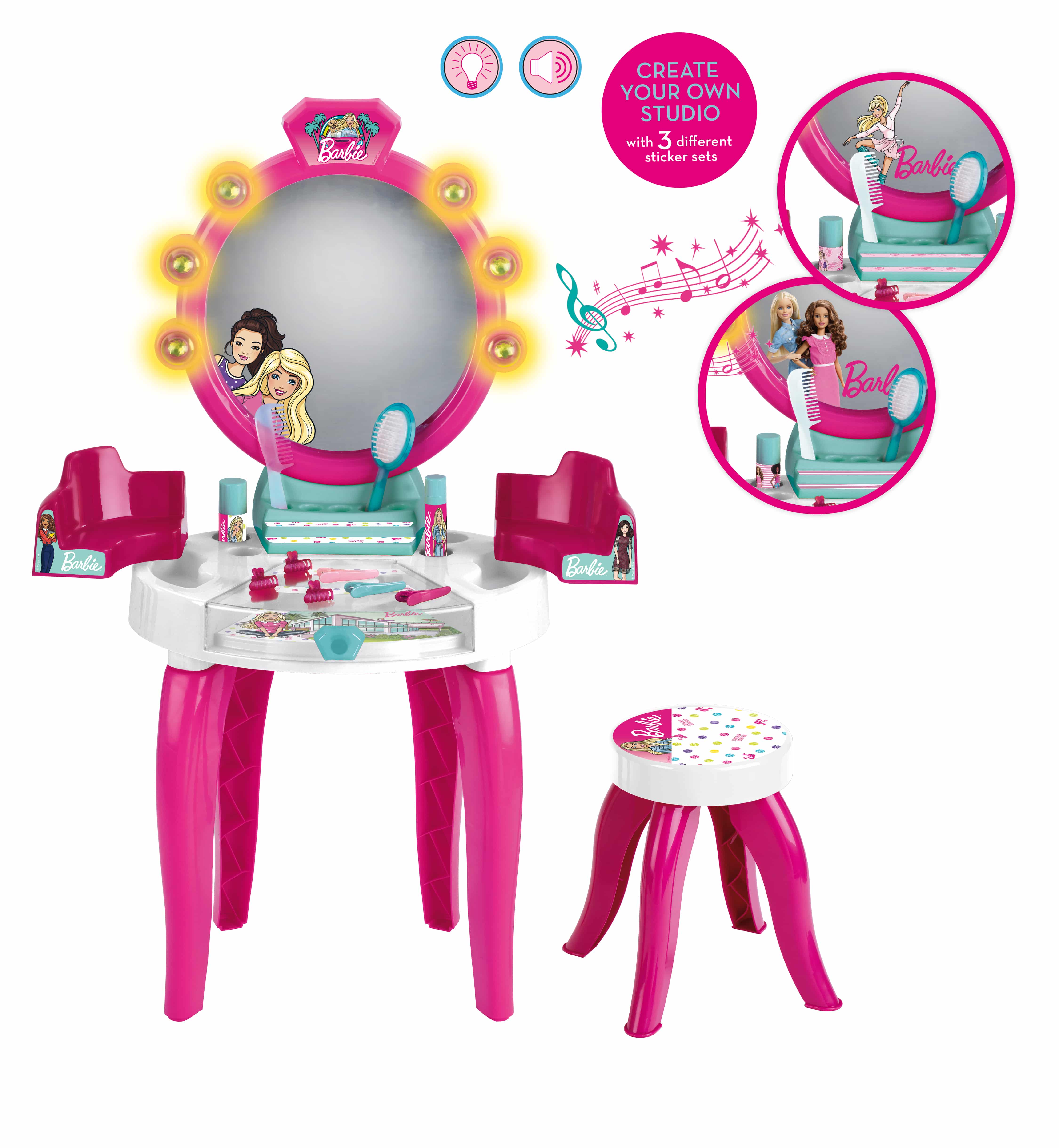 Туалетный столик Klein Barbie, со светом и звуком (5328) - фото 2