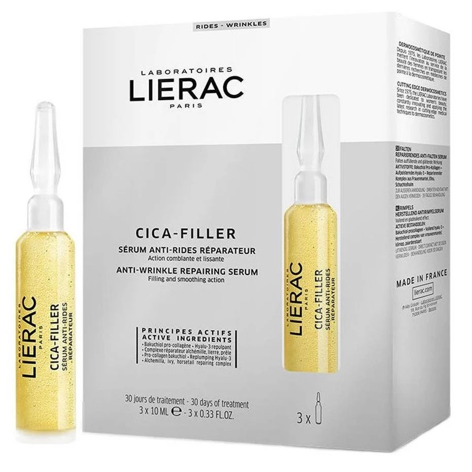 Сироватка Lierac Cica-filler, що відновлює проти зморшок, 3х10 мл - фото 1